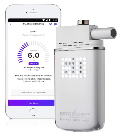 KetoScan portable breathalyzer 