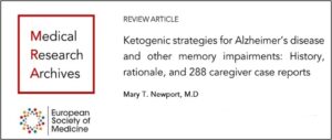 New peer-reviewed article by Mary T Newport MD!