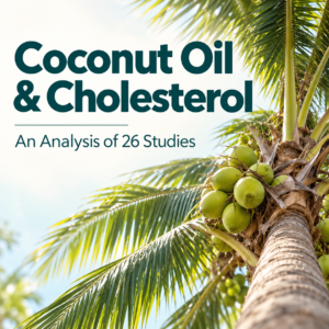 coconut oil cholesterol-26-studies Coconut oil and cholesterol: An Analysis of 26 Studies.